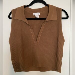 House of Harlow 1960 NWOT Cropped Collared Top • XL